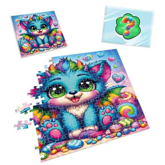 Дитячі пазли з сюрпризом "Бірюзовий дракончик" VT8030-04, 180 деталей Вінниця