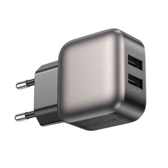 Сетевое зарядное устройство BOROFONE BAS51A Absolute dual-port charger Black Одесса