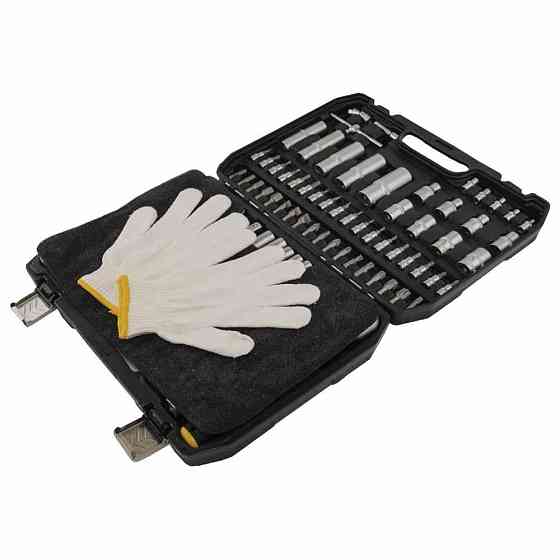 Набір насадок торцевих і біт 1/4", 1/2" 110 шт. CrV mid SIGMA (6003771) Київ