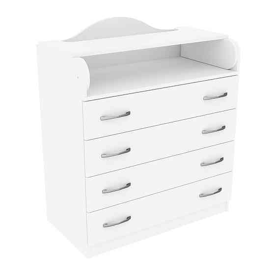 Комод пеленальний №1, Білий, 864/465/1020 Львів
