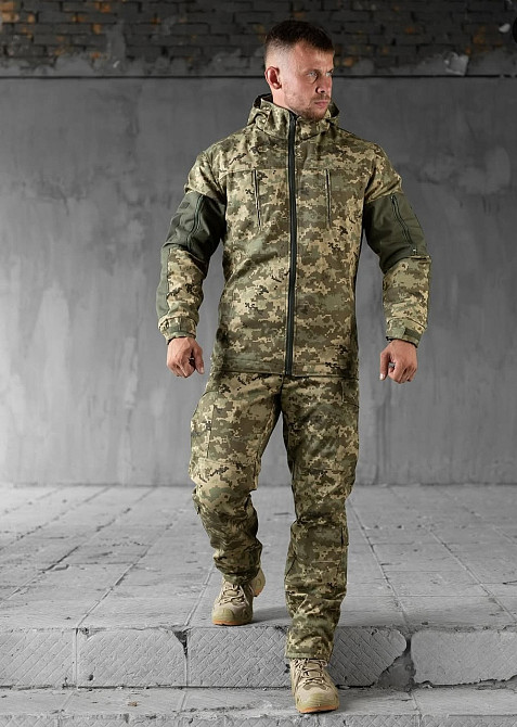 Гірка зимова піксель на флісі чоловічі штани куртка Одеса - фото 10