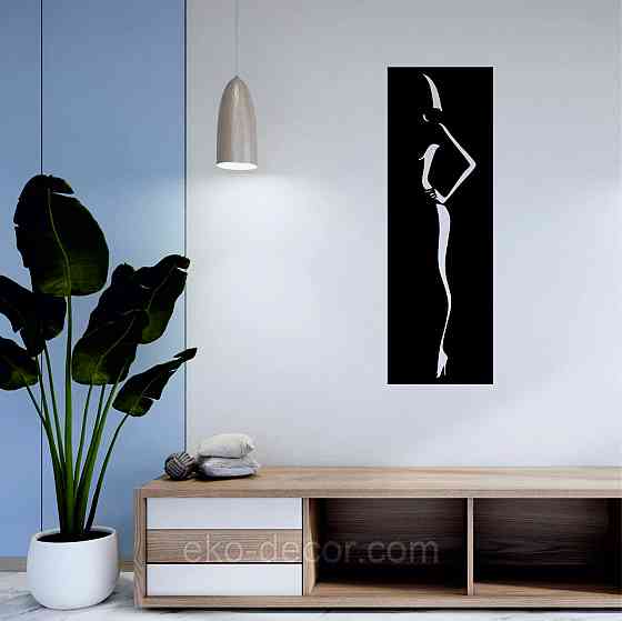 Декоративне настінне Панно «Силует жінки», Декор на стіну Київ