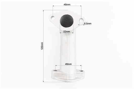 Патрубок карбюратора (алюміній), d - 22mm, h - 120mm Киев