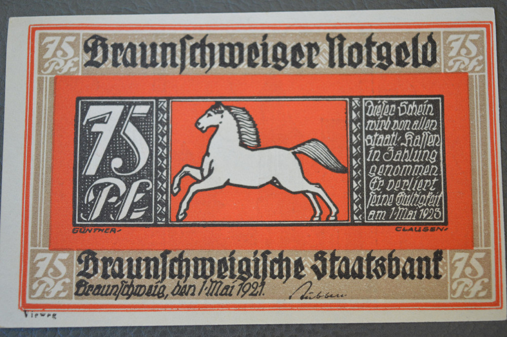 Німеччина. Нотгельд. 75 Pf ( 13 ) Полтава - фото 1