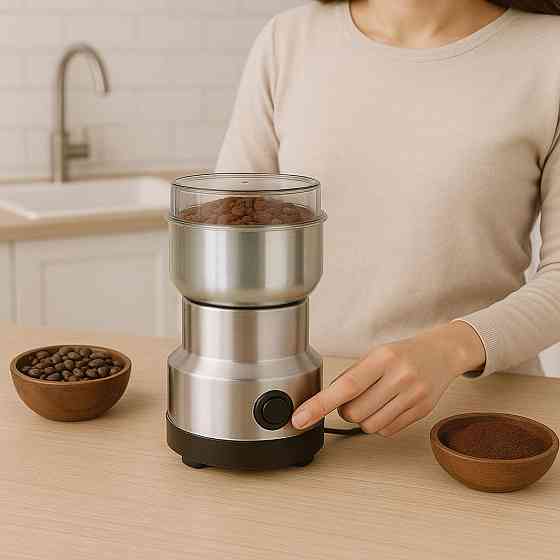 Кавомолка електрична від мережі,300 Вт,MS-7113 SBR Київ