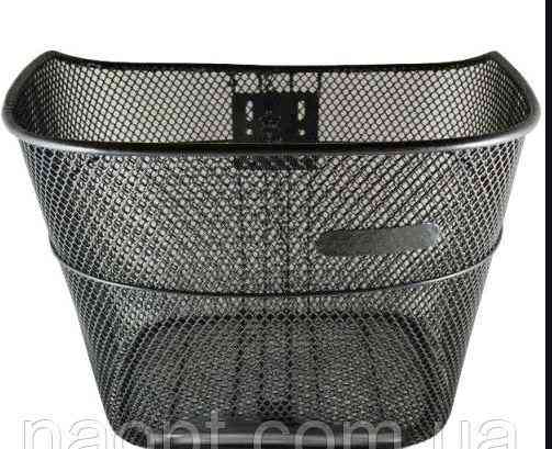 Корзина велосипедная навесная передняя (металл) (черная) Мукачево