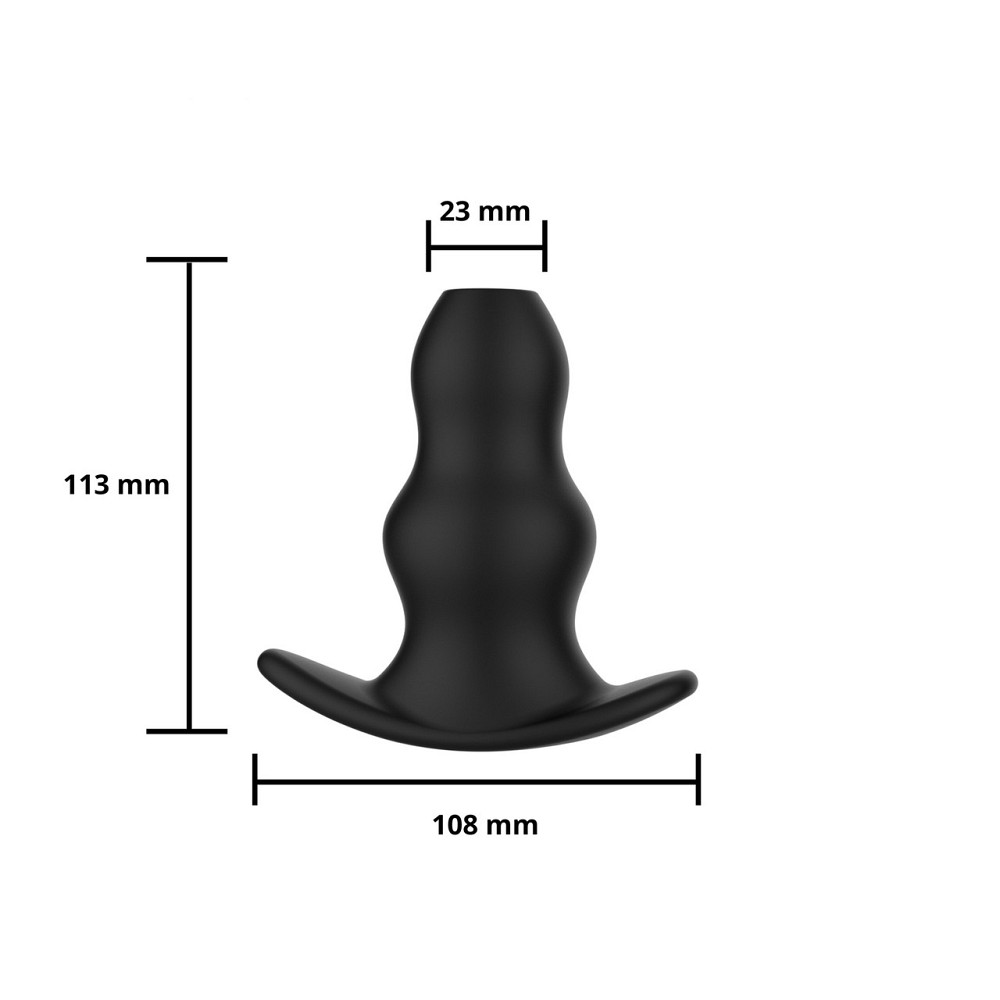 Анальная пробка - Erospace Wild Play Hollow Anal Plug C1 Sex Aura Киев - изображение 8