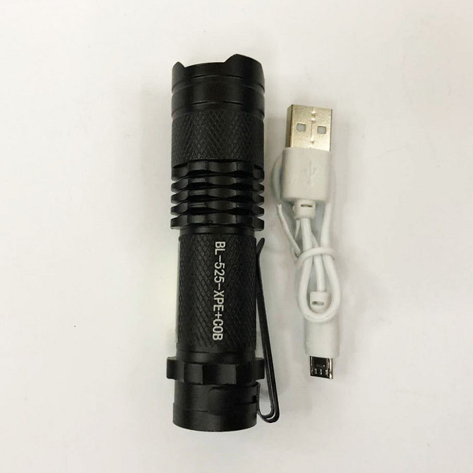 Портативний світлодіодний ліхтар з USB-зарядкою, Потужні ручні ліхтарі sofirn, Тактичний ліхтар ручний UK-61 Львів - фото 7