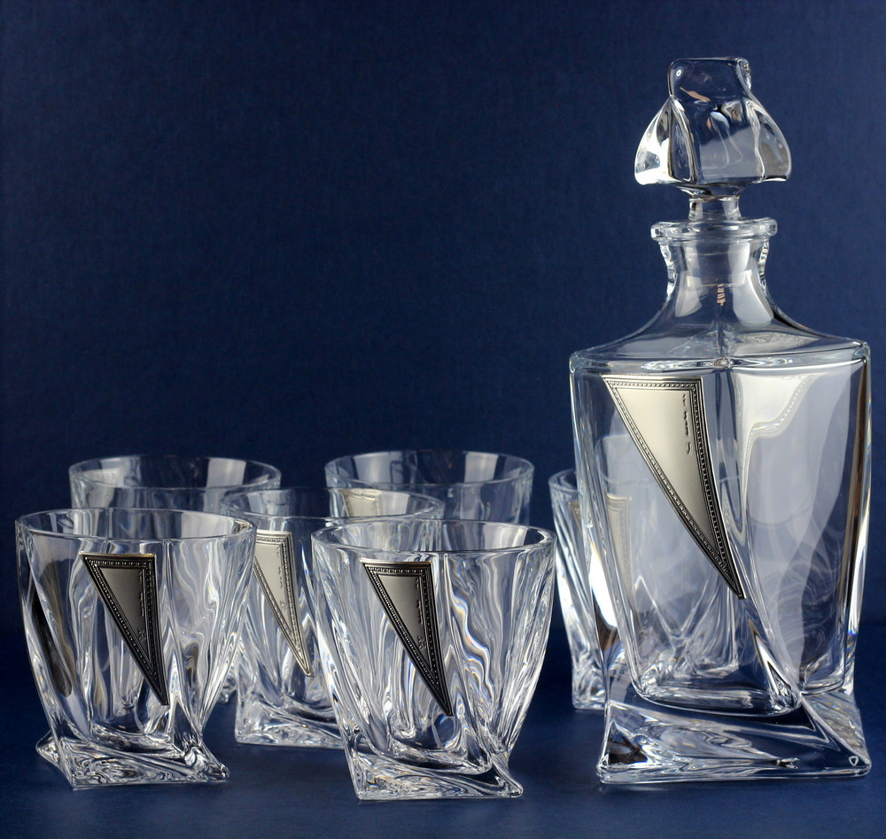 Набір для віскі Cardiff (графин + 2 склянки) Рівне - фото 3