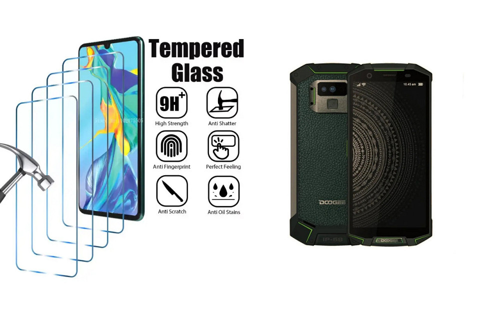 Защитное стекло ArmorGlass для Doogee S70, S70 Lite – устойчивое к царапинам и ударам Киев - изображение 1