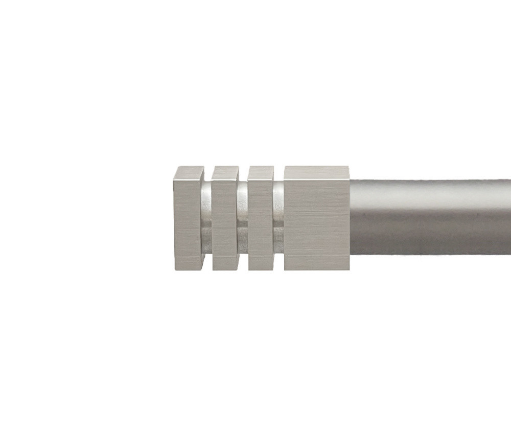 Карниз Orvit Акорда металевий однорядний техно гладка труба кільце металеве Сатин 25 мм 160 см (00-00026201) Львов - изображение 2