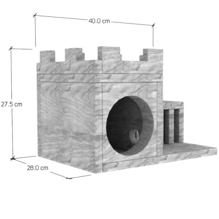 Домик для шиншиллы 