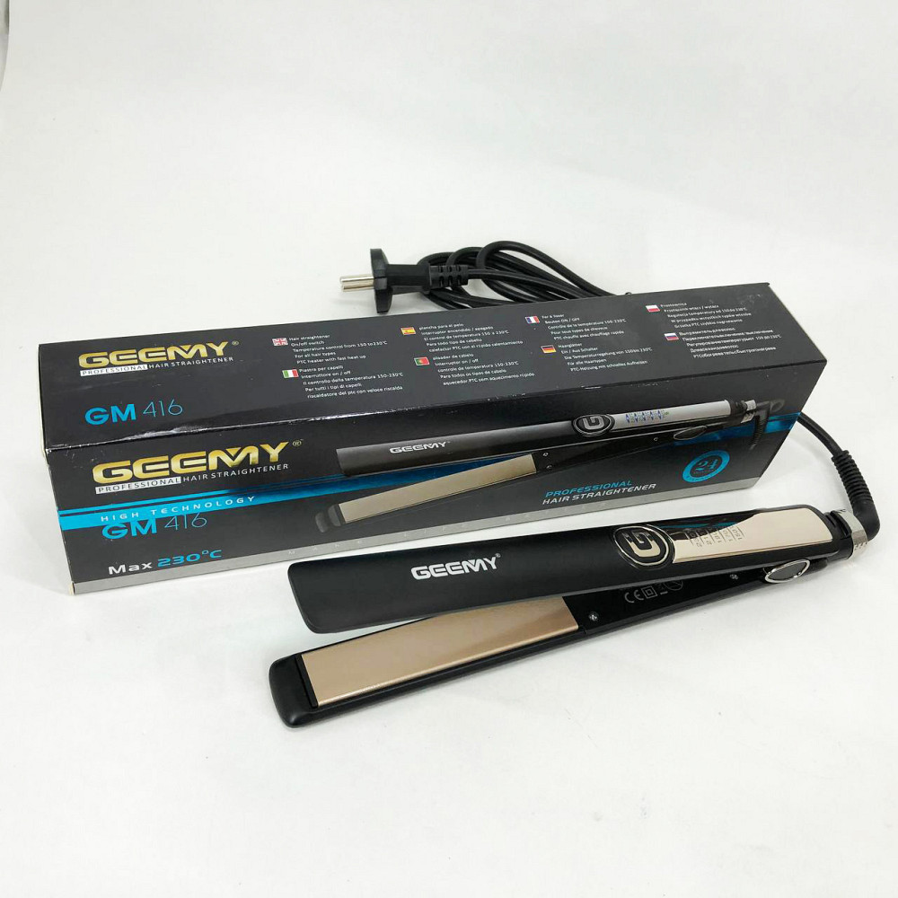 Утюжки для выпрямления Gemei GM-416, Мощный утюжок для выравнивания волос, Плойка выравниватель GN-48 Львов - изображение 6
