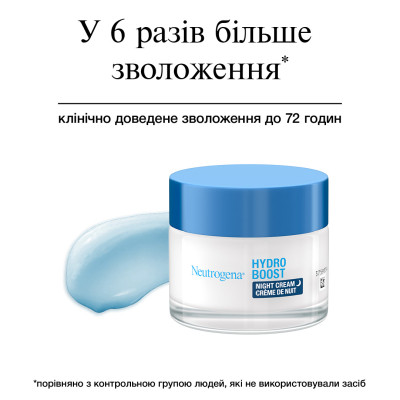 Крем для обличчя Neutrogena Hydro Boost Зволожувальний Нічний 50 мл (3574661401089) Вінниця - фото 5