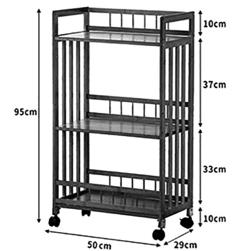Етажерка на колесах "Кенай 50" сієна Миколаїв - фото 2