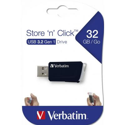 USB флеш накопичувач Verbatim 32GB Store &apos;n&apos; Click USB 3.2 (49307) Вінниця - фото 5