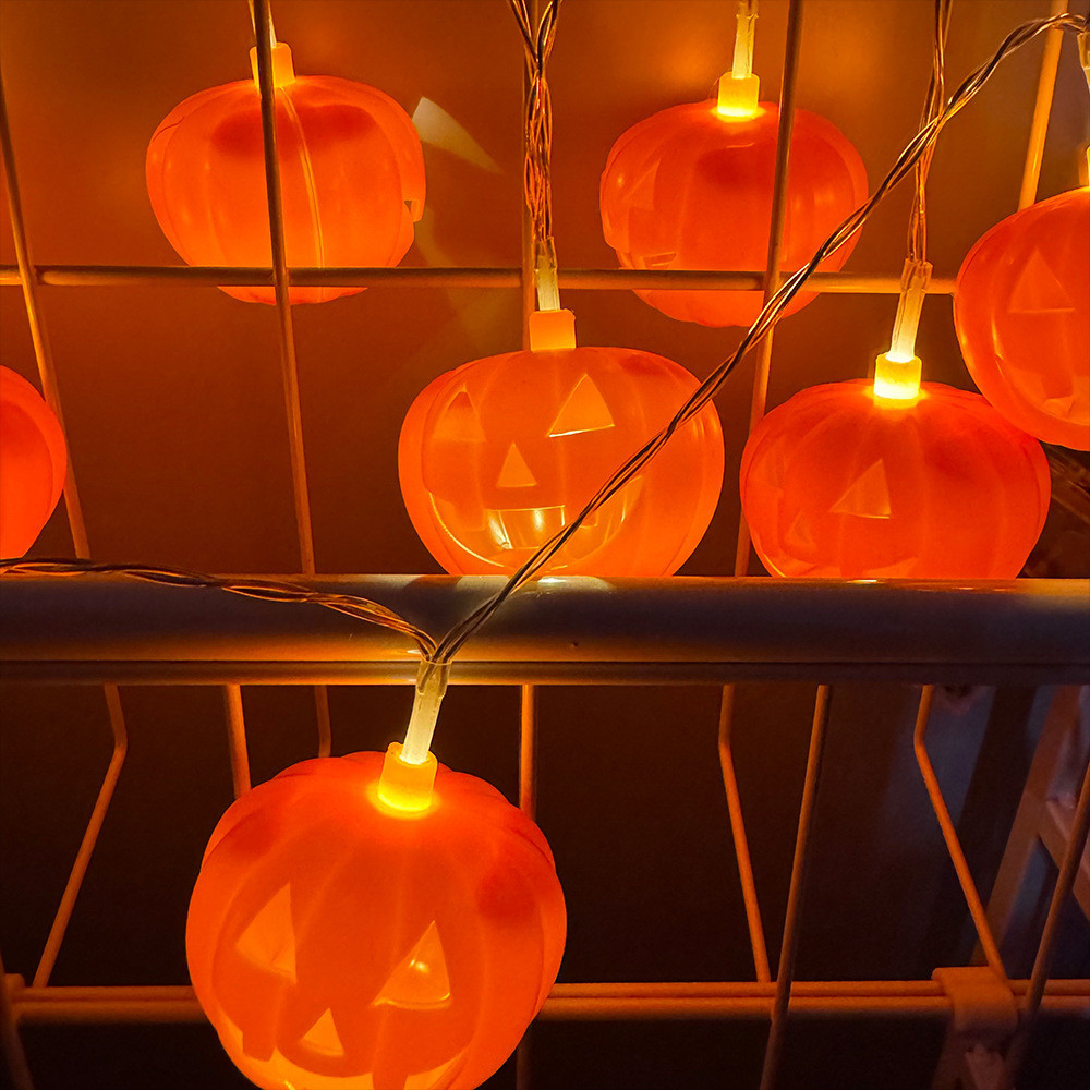 Гирлянда Хэллоуин Тыквы 150 см 10 led 55 мм оранжевый Киев - изображение 7