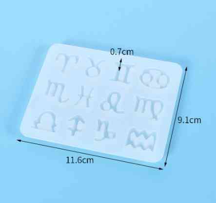 Молд Знаки зодиака 91 на 116 мм серый Киев