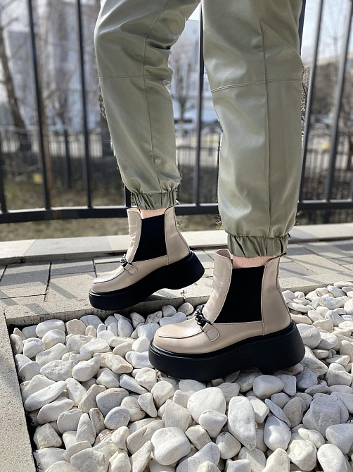 Черевики жіночі ARLEN капучино натуральна шкіра 37р.-40р. (4346) Коломыя - изображение 7