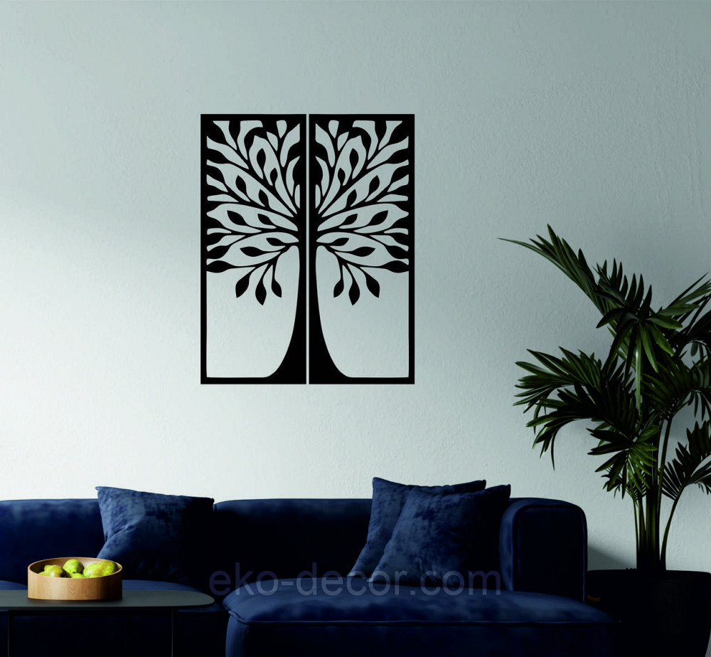 Декоративне настінне 3D Панно «Дерево»  Декор на стіну з об'ємом Київ - фото 2