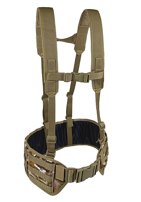 Тактичний пояс розвантажувальний РПС з кріпленнім MOLLE та плечовими лямками Multicam Arid степовий без підсумків Коломия - фото 2