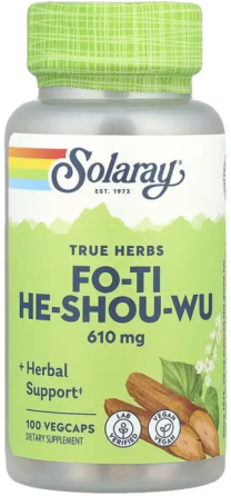 Горец многоцветковый Solaray Fo-Ti He-Shou-Wu 610mg 100 вег капс Киев