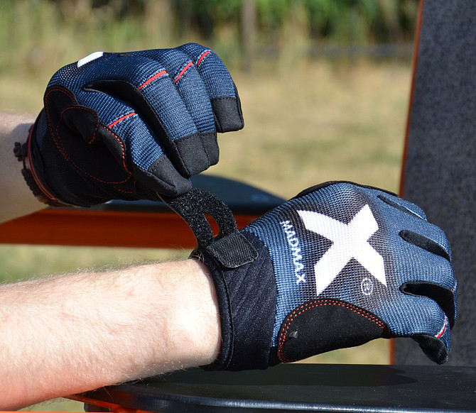 Перчатки для фітнесу MadMax MXG-102 X Gloves Black/Grey/White XL Кам'янське - фото 7