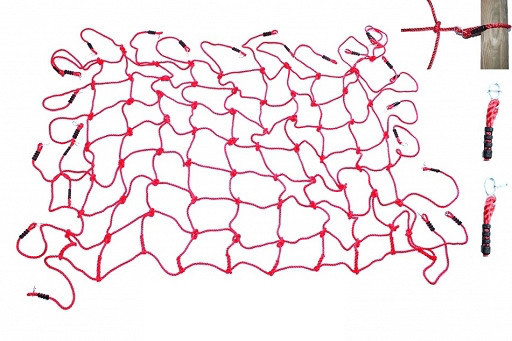 Сетка гладиаторская для лазанья 200x300 см S-Hook на детскую площадку (0300S) Киев - изображение 5