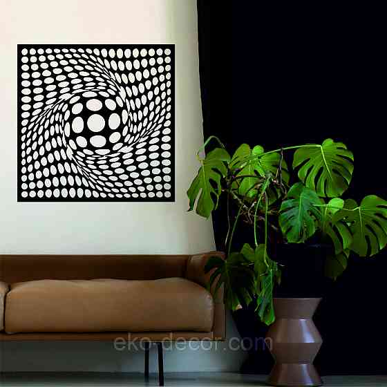 Декоративне настінне Панно «Ілюзія», Декор на стіну Київ