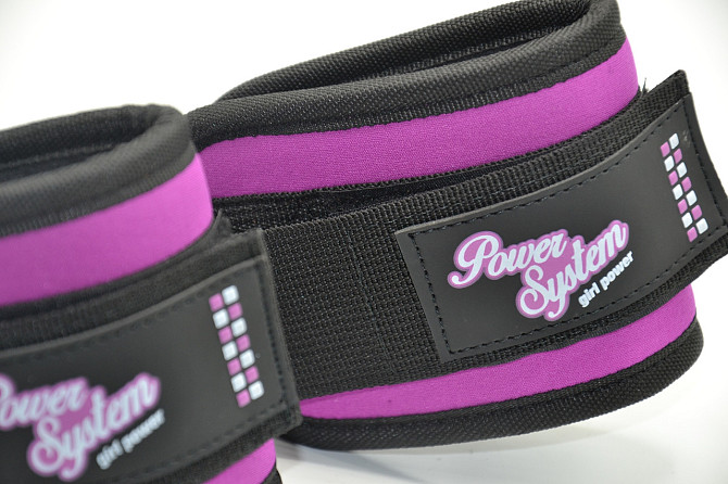 Манжети на щиколотку Power System PS-3450 Ankle Strap Gym Babe Purple Каменское - изображение 4