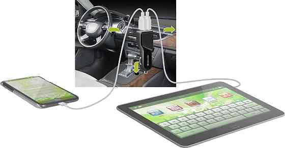 Автозарядка 2xUSB 18W (2xUSB-A) 3.4A UCA-34 чорна Defender Винница