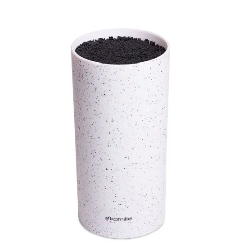 Підставка для ножів 22см (чорний,бiлий,коричн.,зелений) 7605 KAMILLE Житомир - фото 4