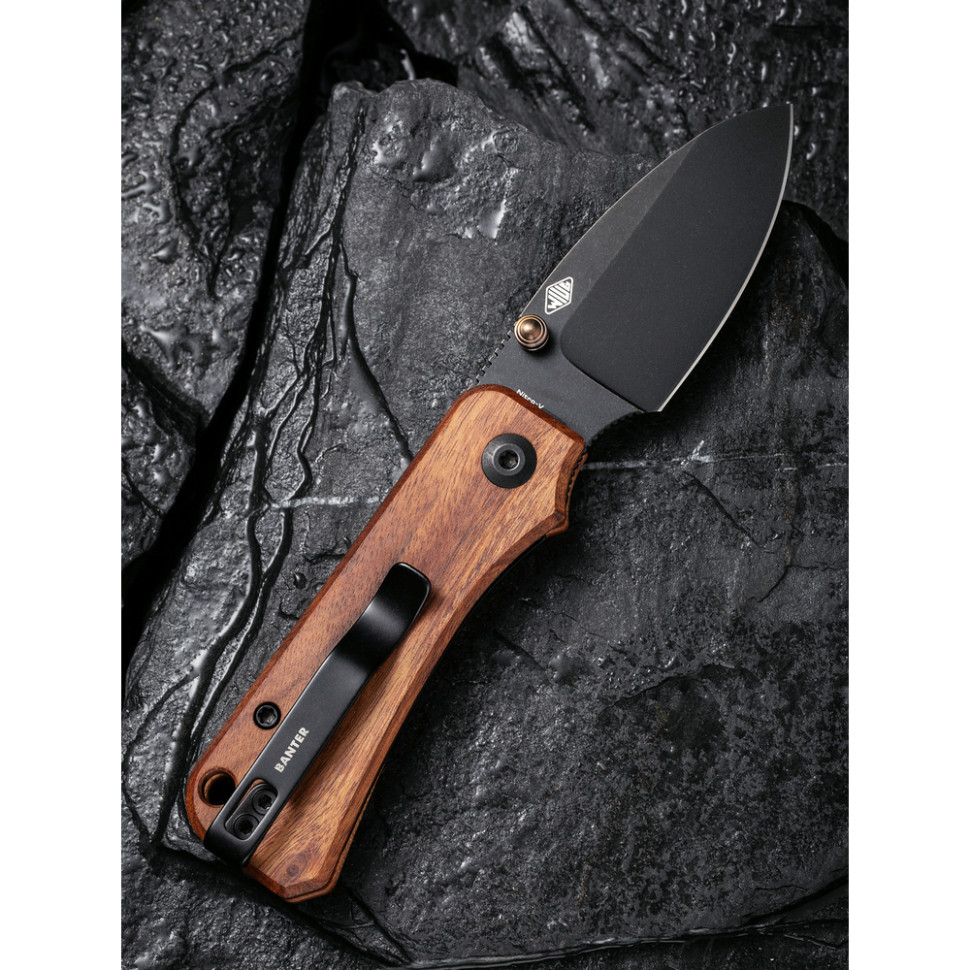 Ніж складаний кишеньковий Civivi Baby Banter, (5.9 см) Nitro-V / Guibourtia Wood Киев - изображение 11