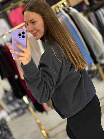 Жіноча стильна та комфортна худі в спортивному стилі Турецький фліс "PoIar" Графіт, 42/44 Одеса