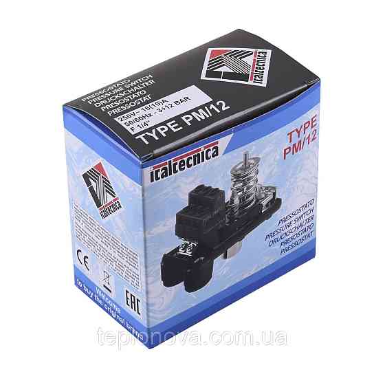 Реле давления Italtecnica PM-12 G Черновцы