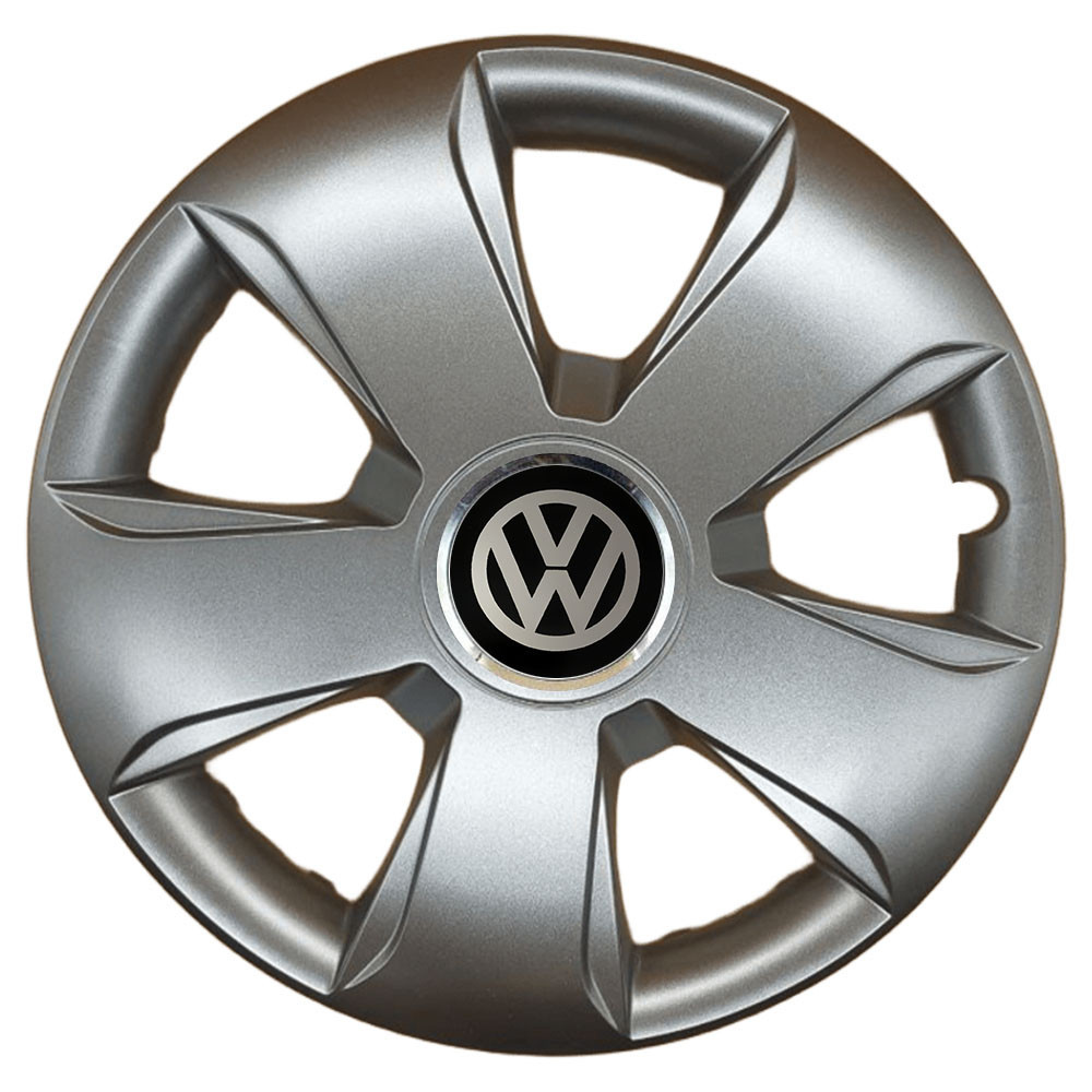 Автомобільні модельні ковпаки R13 Volkswagen 102 4шт, SJS, сріблясті Київ - фото 1