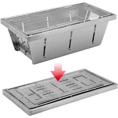 Гриль-барбекю Naturehike Mini Picnic BBQ Grill NH20CJ006 Сталь (6927595767672) Вінниця