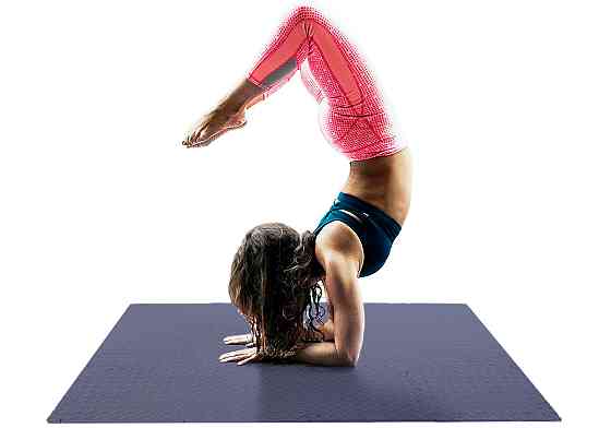 Татамі мат EasyFit SwallowTail 4 шт (60х60х1 см) пазл хвіст ластівки синій Коломия