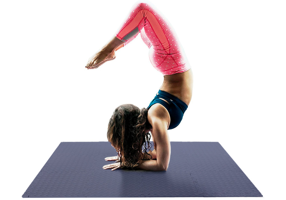 Татамі мат EasyFit SwallowTail 4 шт (60х60х1 см) пазл хвіст ластівки синій Коломия - фото 5