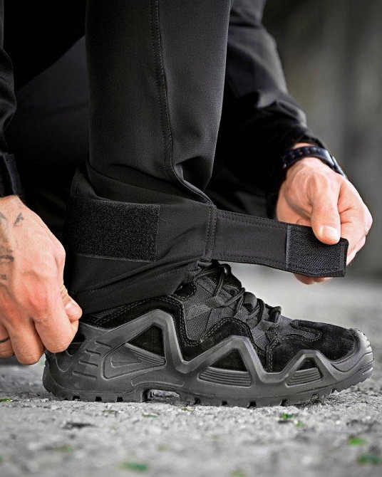 Эластичные тактические  брюки Patriot  black (люкс) ВТ5975 Одесса - изображение 15