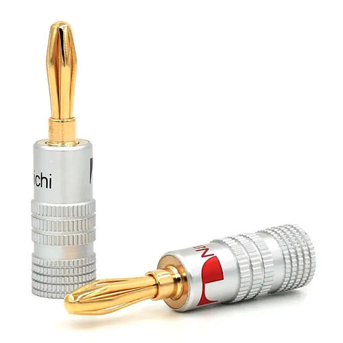 Штекер акустический разъем банан зажимной 4мм Nakamichi, пара Винница - изображение 3