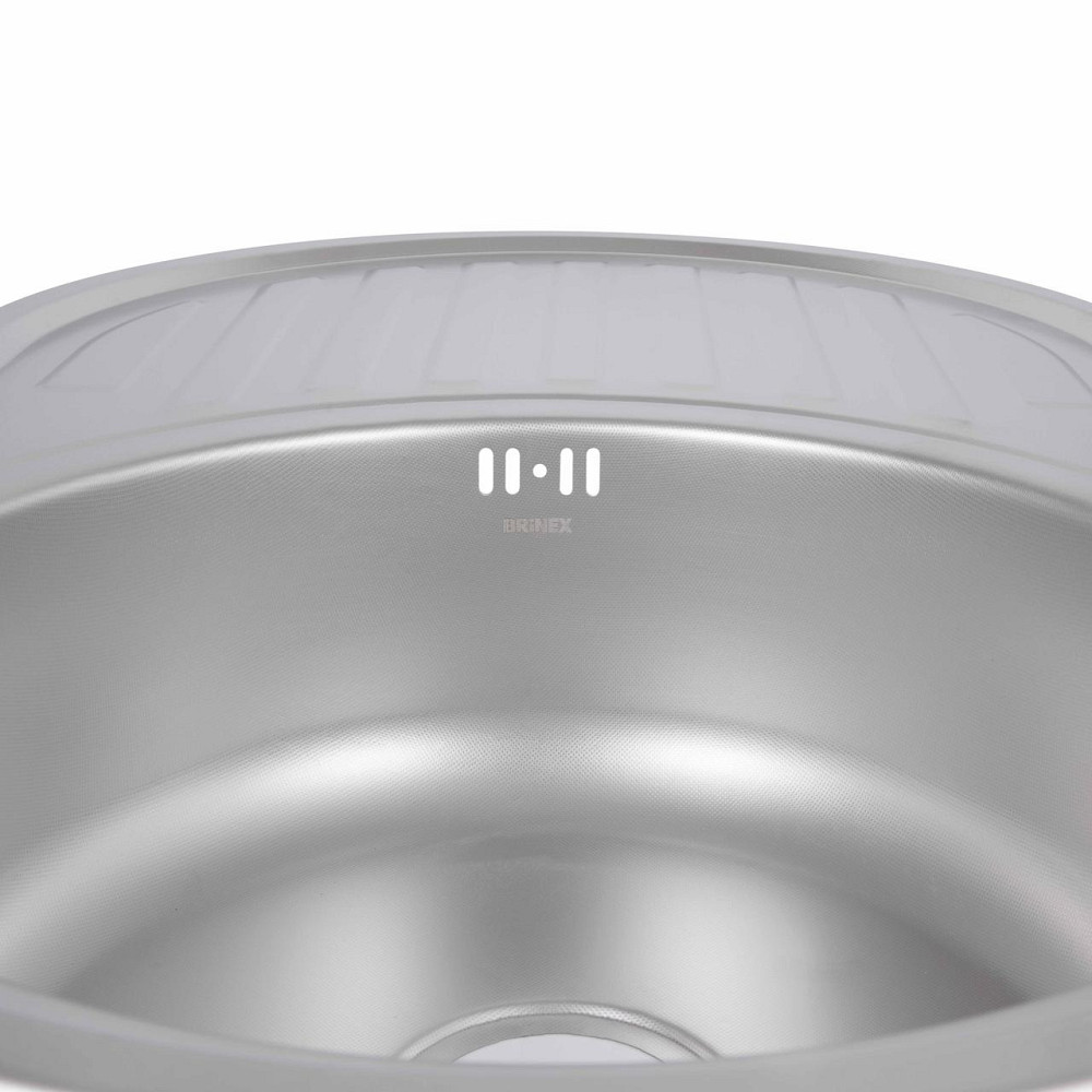 Кухонная мойка Brinex 7750 0,8 мм Micro Decor (BRIN7750MDEC08) Киев - изображение 7