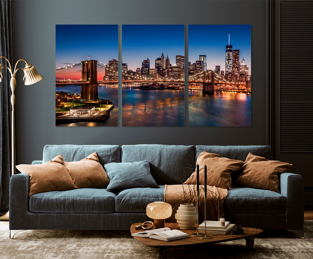 Модульная картина в гостиную / спальню   Америка     ART-261_3A Киев - изображение 3