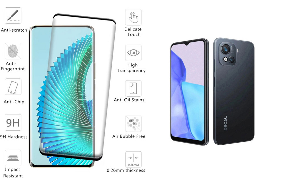 Захисне скло HyperGlass Pro для Blackview Oscal C80 – максимальна чутливість та захист Київ - фото 2