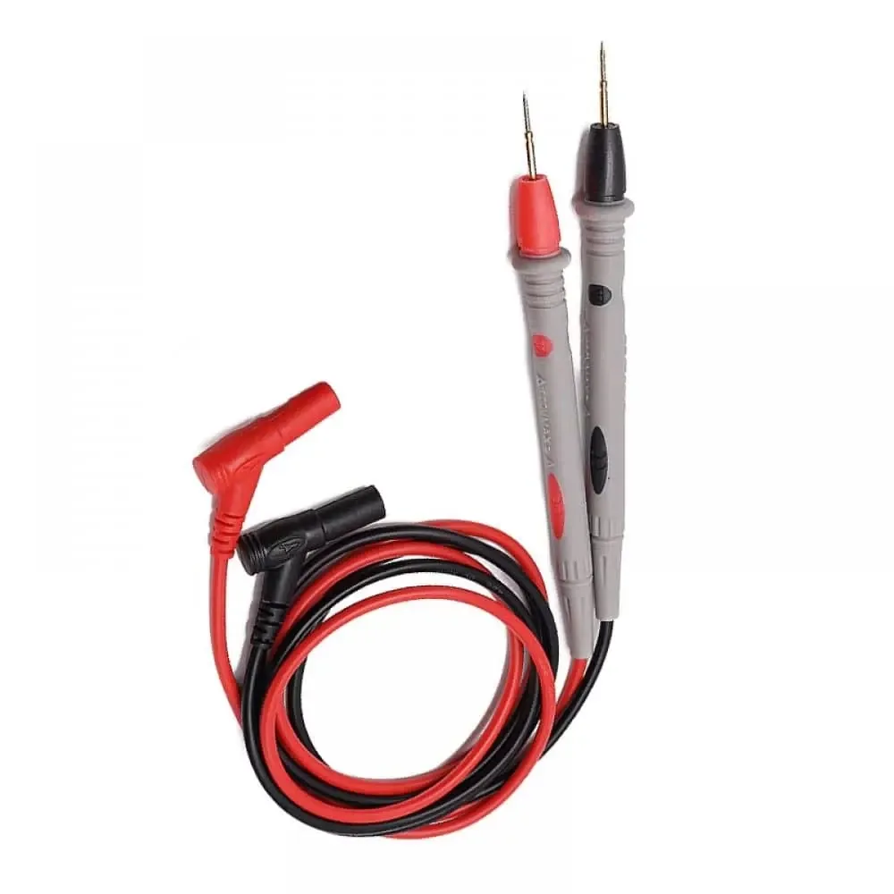 Шнури мультиметра із сірими тонкими щупами, 20 А, 4 мм (пара), HandsKit Полтава - фото 1