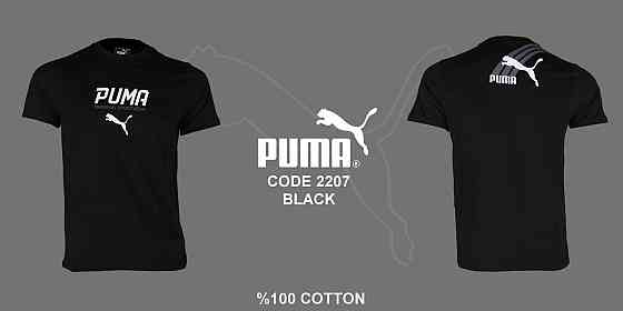 Мужская однотонная трикотажная футболка Puma / p.S(44) Киев