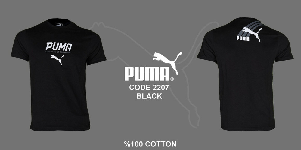 Мужская однотонная трикотажная футболка Puma / p.S(44) Киев - изображение 3