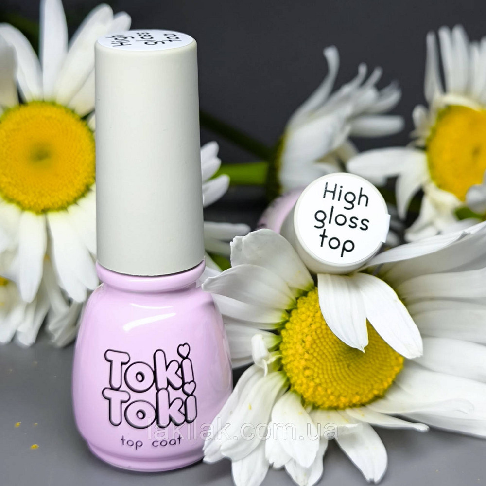 Топ Toki-Toki High Gloss без липкого шару (з УФ фільтром) 5мл Херсон - фото 1