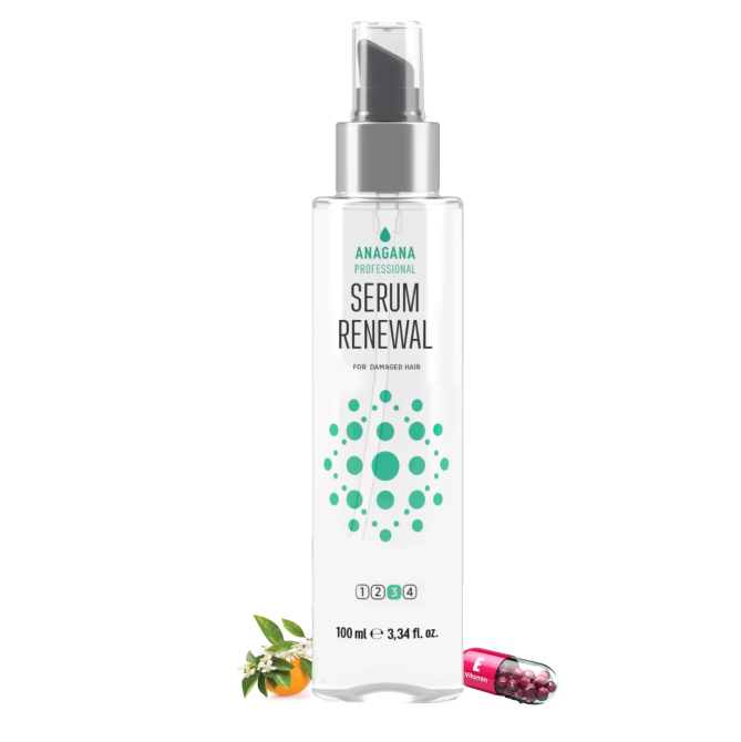Флюид Восстановление для поврежденных волос SERUM renewal for damaged hair ANAGANA 100 мл Киев - изображение 2