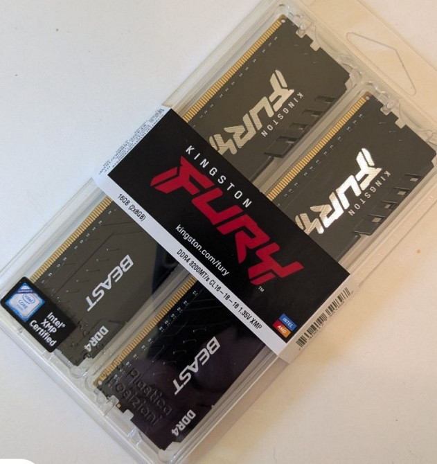 Нова на гарантії Оперативна пам'ять 16 GB DDR4-3200 Kingston fury Beast. Харків - фото 4